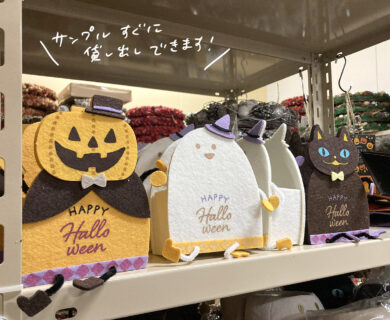 p15　ハロウィンの焼菓子詰め合わせにピッタリの布製ポット