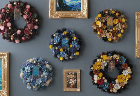 暮らしに芸術を。名画から生まれたリース　